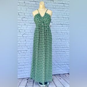 green emerald velvet dress Baltic Born Womens Kamila Tulle Maxi Dress | Juniper Green main image 0